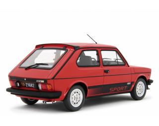 Fiat 127 Sport 70 HP - 1981 Rosso Laudoracing 1:18 Resinemodell (Türen, Motorhaube... nicht zu öffnen!)